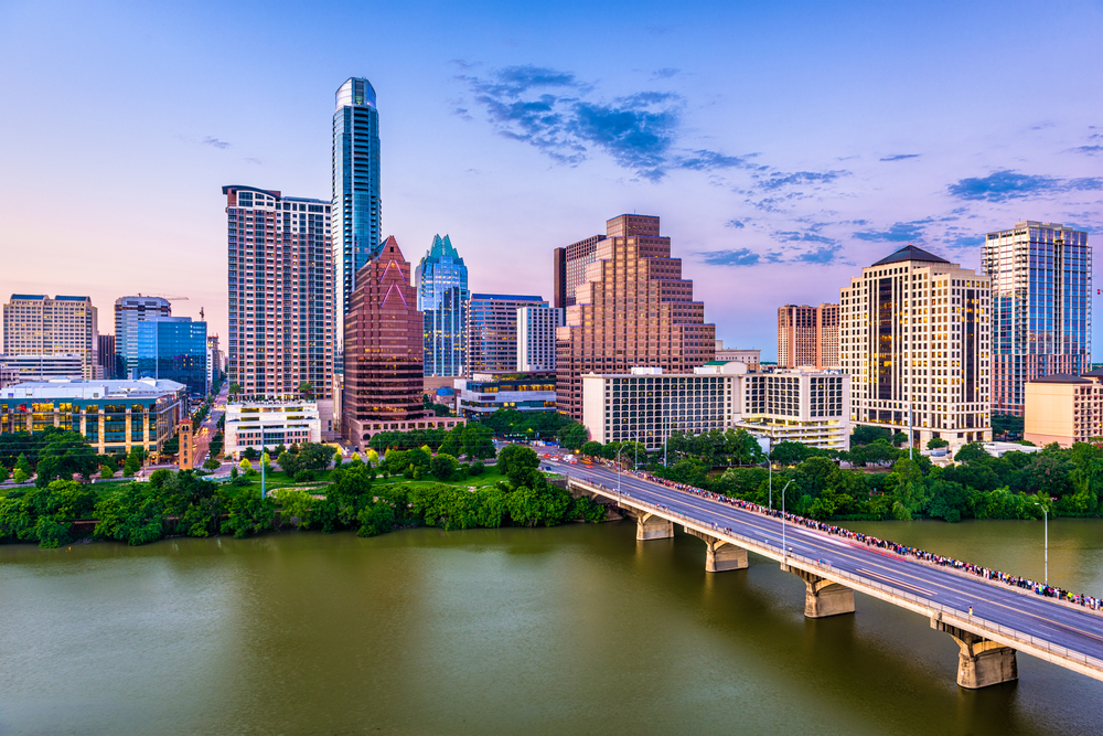 Austin, Texas downtown skyline
